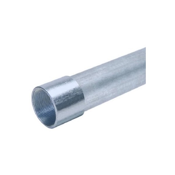 Allied Tube & Conduit Rigid Metallic Conduit, 2 in Trade Size, 10 ft, Steel, Galvanized 278929 - main